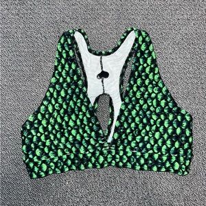 NWOT - Booty By Brabants 3D Original Top Neon Snake